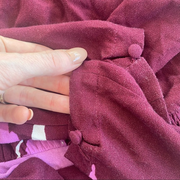 Free People Say You Love Me Top in Plum - Picture 4 of 8